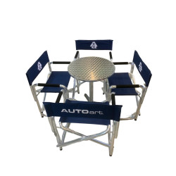 MESA CON SILLAS TIPO DIRECTOR - AUTOART
