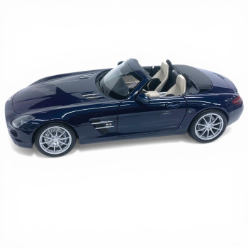 MERCEDES BENZ SLS AMG ROADSTER 2011 BLUE- MINICHAMPS