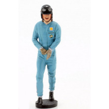 GRAHAM HILL - WALKING - HELMET &GLOVES ON - LE MANS MINIATURES