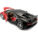 BUGATTI CHIRON- Red & Black-MAISTO