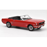FORD MUSTANG CONVERTIBLE 1966 RED-  NOREV