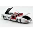 Mercedes-Benz 300 SL Roadster 1957 Silber- NOREV