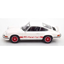PORSCHE 911 CARRERA RS 2.7 1973 WHITE WITH RED -NOREV