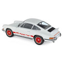PORSCHE 911 CARRERA RS 2.7 1973 WHITE WITH RED -NOREV