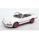 PORSCHE 911 CARRERA RS 2.7 1973 WHITE WITH RED -NOREV