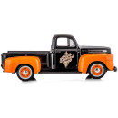 Ford F-1 PICK UP 1948, con HARLEY DAVIDSON 1958 FLH Duo Glide- MAISTO