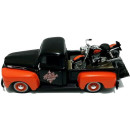 Ford F-1 PICK UP 1948, con HARLEY DAVIDSON 1958 FLH Duo Glide- MAISTO