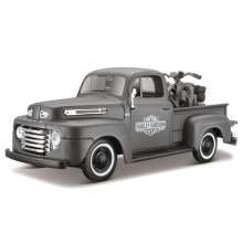  Ford F-1 Pickup 48 Plus WLA Flathead 42 Model Car-MAISTO