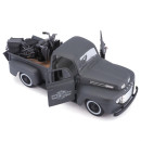  Ford F-1 Pickup 48 Plus WLA Flathead 42 Model Car-MAISTO