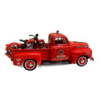 1948 FORD PICK UP /1936 EL KNUCKLEHEAD FIRE POLICE HARLEY DAVIDSON- MAISTO 