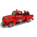 1948 FORD PICK UP /1936 EL KNUCKLEHEAD FIRE POLICE HARLEY DAVIDSON- MAISTO 