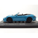 PORSCHE 911 (992) CARRERA 4S CABRIOLET – 2019 – BLUE-MINICHAMPS