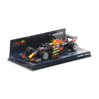 RED BULL RACING HONDA RB16B MAX VERSTAPPEN  WINNER ABU DHABI GP 2021 W/PITBOARD WC 2021-MINICHAMPS