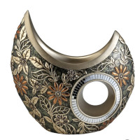 JARRON CRISANTEMOS MEDIA LUNA - OK LIGHTING