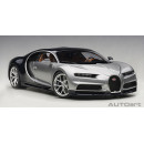 BUGATTI CHIRON 2017 (ARGENT SILVER/ATLANTIC BLUE) - AUTOART