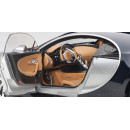BUGATTI CHIRON 2017 (ARGENT SILVER/ATLANTIC BLUE) - AUTOART