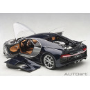 BUGATTI CHIRON 2017 (ARGENT SILVER/ATLANTIC BLUE) - AUTOART