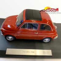 1968 FIAT 500 L CORRALLO RED L.E. 500 PCS- NOREV