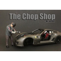CHOP SHOP SET MR. WELDER (NO INCLUYE AUTO) - AMERICAN DIORAMA
