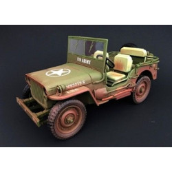 US ARMY JEEP DIRTY VERSION - AMERICAN DIORAMA