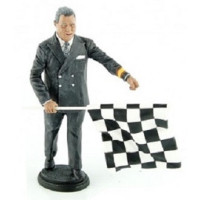 FIGURINE DIRECTOR DE CARRERA LE MANS 1950-1970 - LEMANS MINIATURES