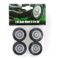 SET DE LLANTAS MUSTANG II KING COBRA - GREENLIGHT