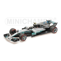 MERCEDES AMG PETRONAS F1 W08 BOTTAS 2ND MEXICAN GP 2017 - MINICHAMPS