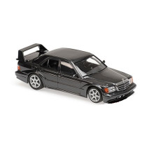 MERCEDES-BENZ 190E 2.5-16 EVO2 1990 BLUE-BLACK METALLIC- MINICHAMPS. ESCALA 1:43