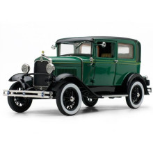 1931 FORD MODEL A TUDOR BALSAM GREEN/VAGABOND GREEN - SUNSTAR
