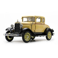 1931 FORD MODEL A COUPE BRONSON YELLOW - SUNSTAR