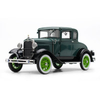 1931 FORD MODEL A COUPE VALLEY GREEN & VAGABOND GREEN - SUNSTAR