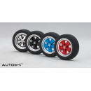 BORRADOR DE GOMA DE RUEDA (4 PIEZAS POR JUEGO) - AUTOART