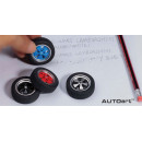 BORRADOR DE GOMA DE RUEDA (4 PIEZAS POR JUEGO) - AUTOART