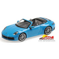 PORSCHE 911 (992) CARRERA 4S CABRIOLET – 2019 – BLUE-MINICHAMPS