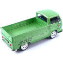 VOLKSWAGEN T2 PICKUP GREEN CUSTOM 1968 - SOLIDO