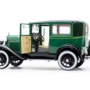 1931 FORD MODEL A TUDOR BALSAM GREEN/VAGABOND GREEN - SUNSTAR