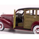 1939 CHEVROLET WOODY SURF WAGON PERMANENT RED - SUNSTAR